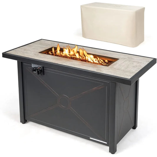 42 Inch Propane Fire Pit Table 60,000 BTU
