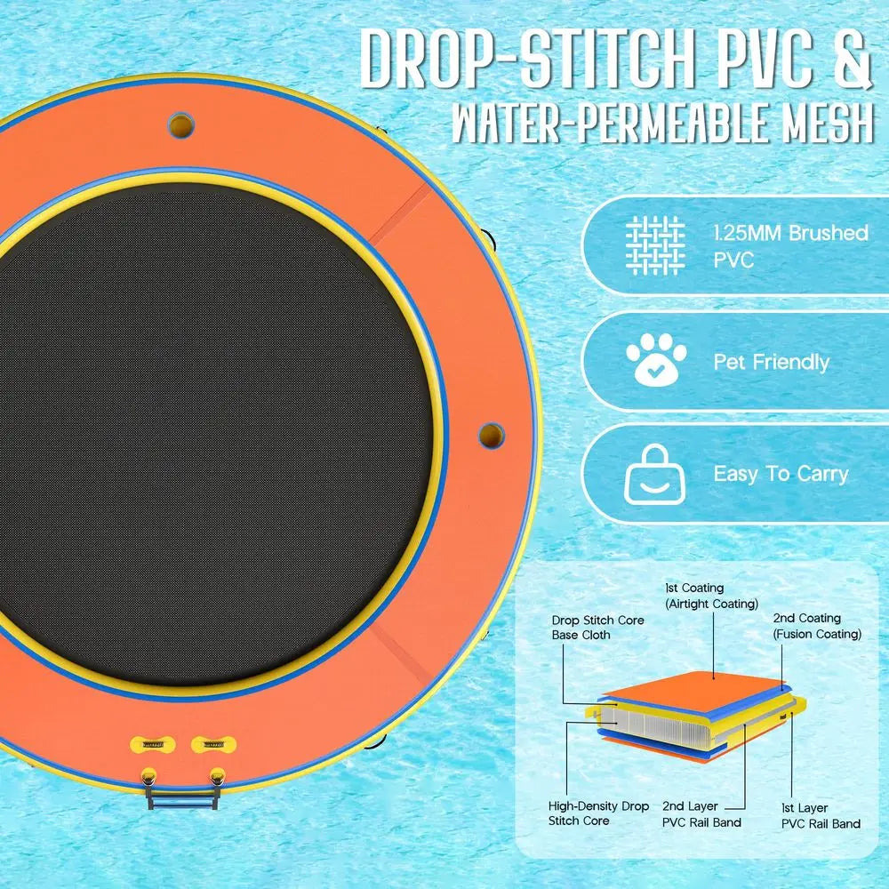 12FT Round Floating Dock Platform