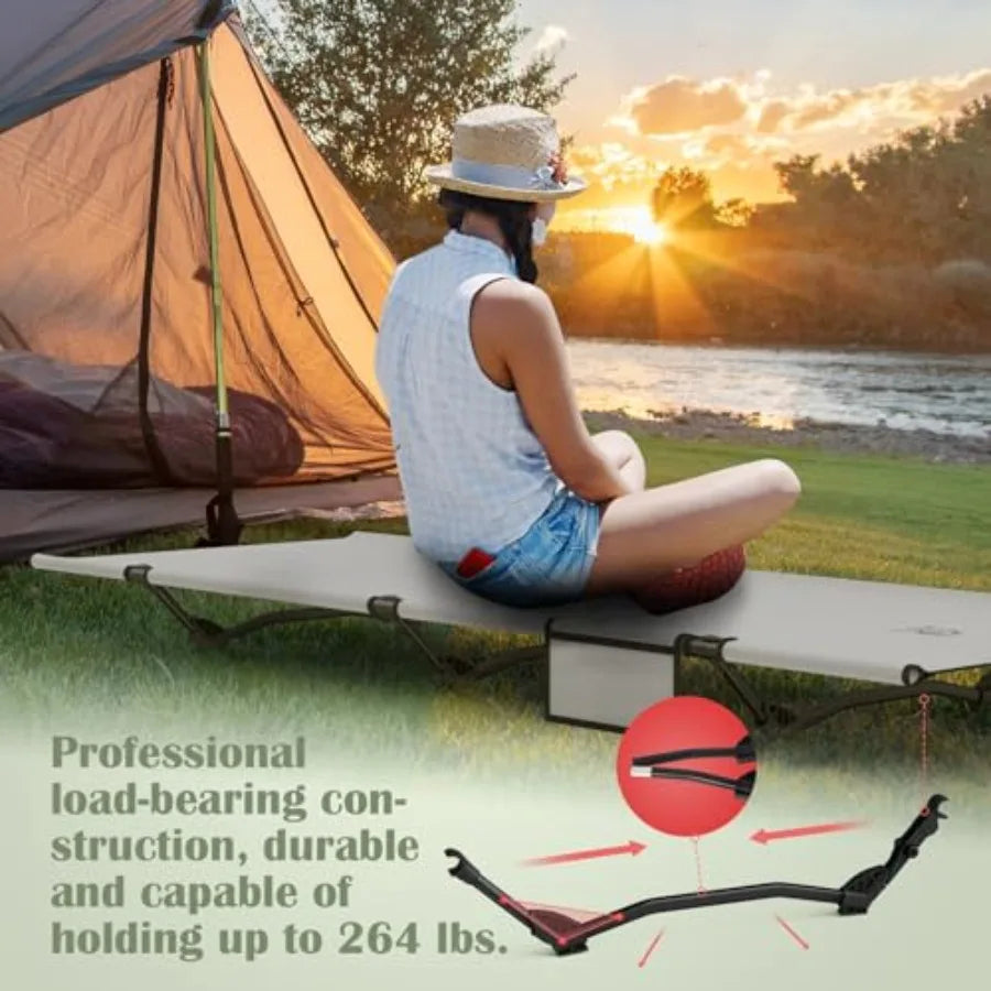 Durable, Foldable, Ultralight Camp Cot