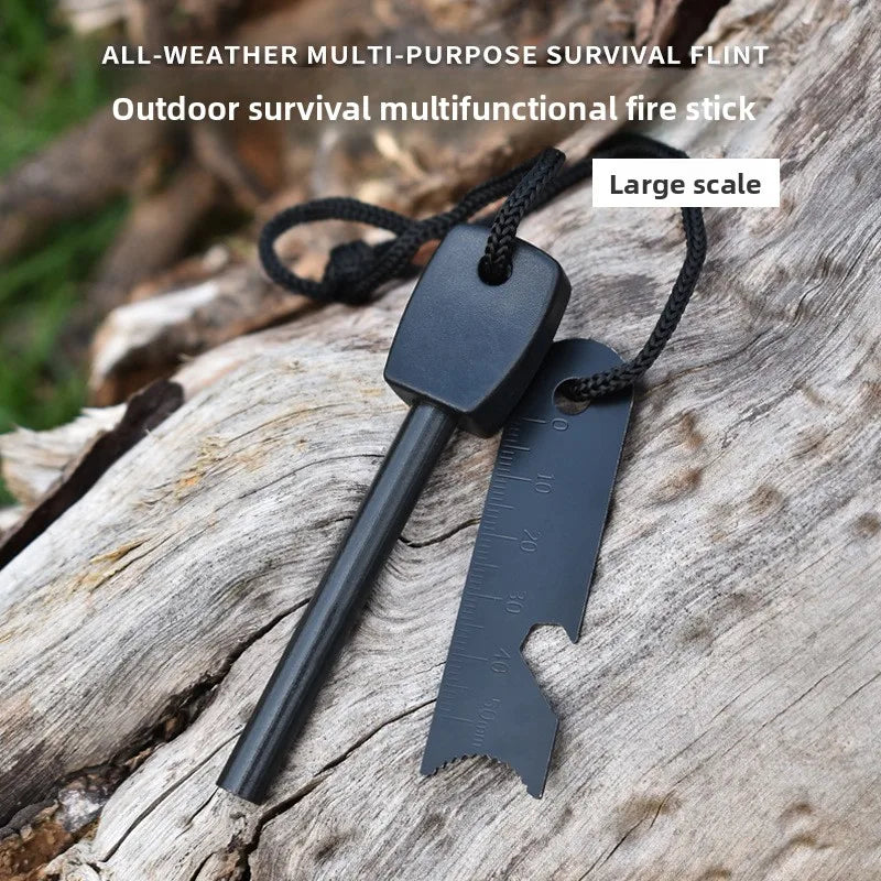 Multi Function Outdoor Survival Box Set Striking Flint