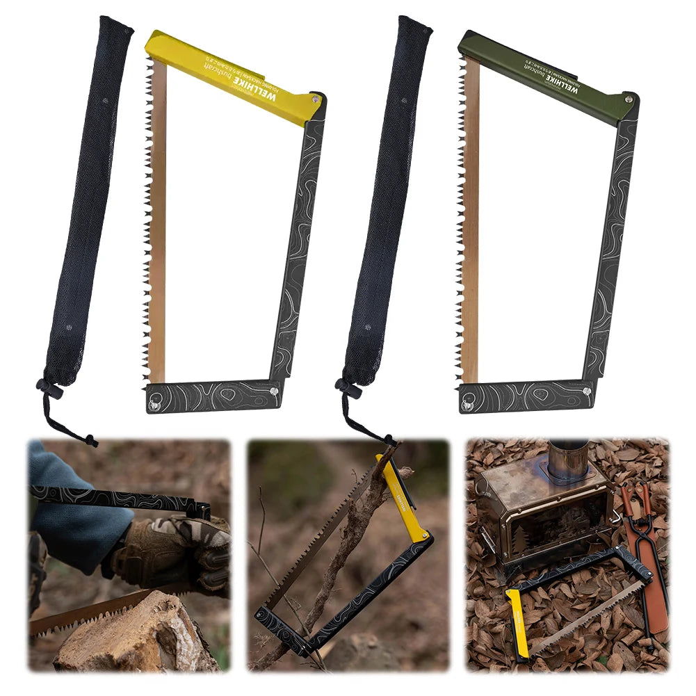 Folding Aluminum Alloy Wood Saw with Storage Bag