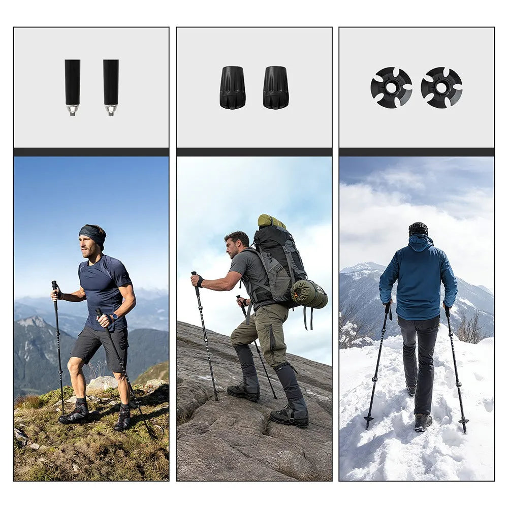 Collapsible Trekking Pole: Lightweight Hiking Stick