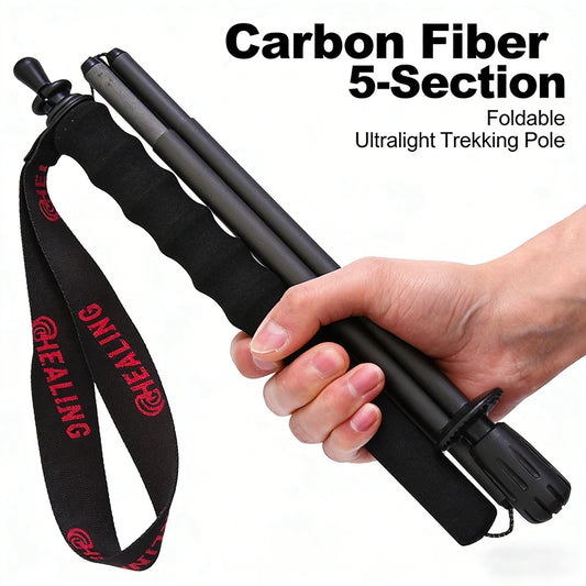 Ultralight Carbon Fiber Trekking Poles (2-Pack)