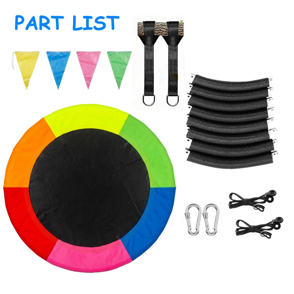 40-inch Rainbow Saucer Swing