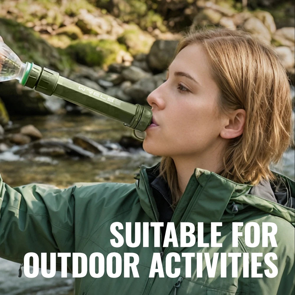 Portable Carbon Fiber Water Purifier – Hiking & Camping Filter