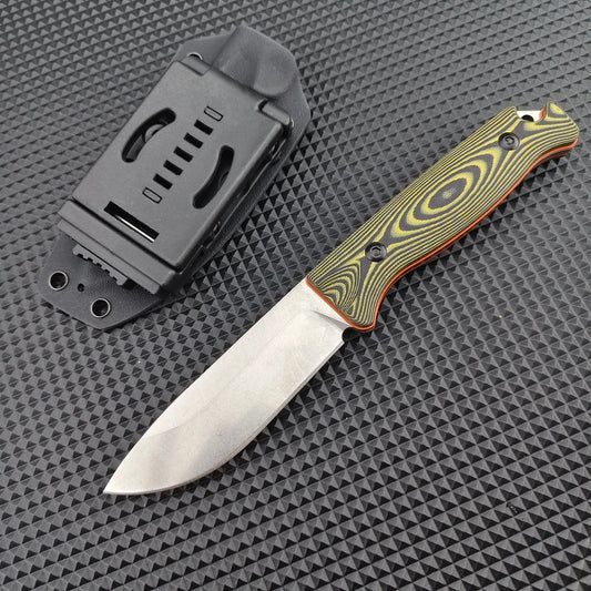 BM 15002 Fixed Blade Knife with Sheath — Multi-Function Outdoor Survival