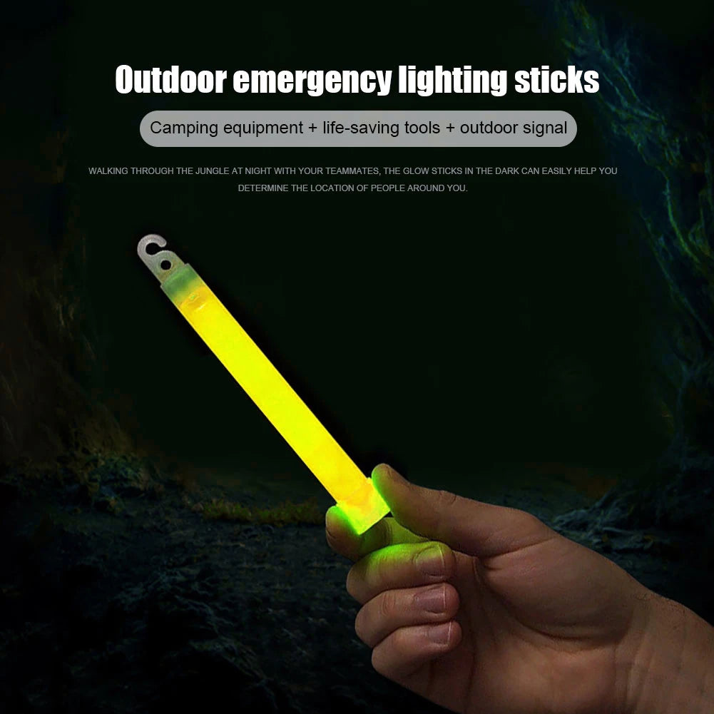 5pcs 6 Inch Survival Glowing Light Sticks