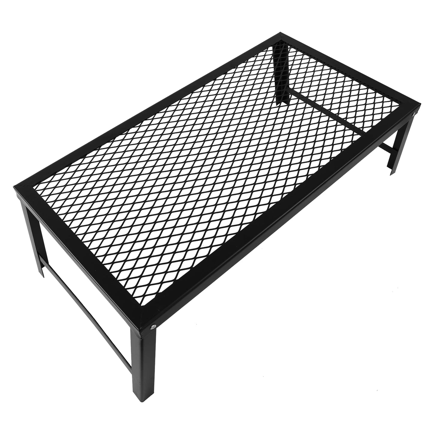 Folding Camping BBQ Grill — Portable Mesh Tabletop