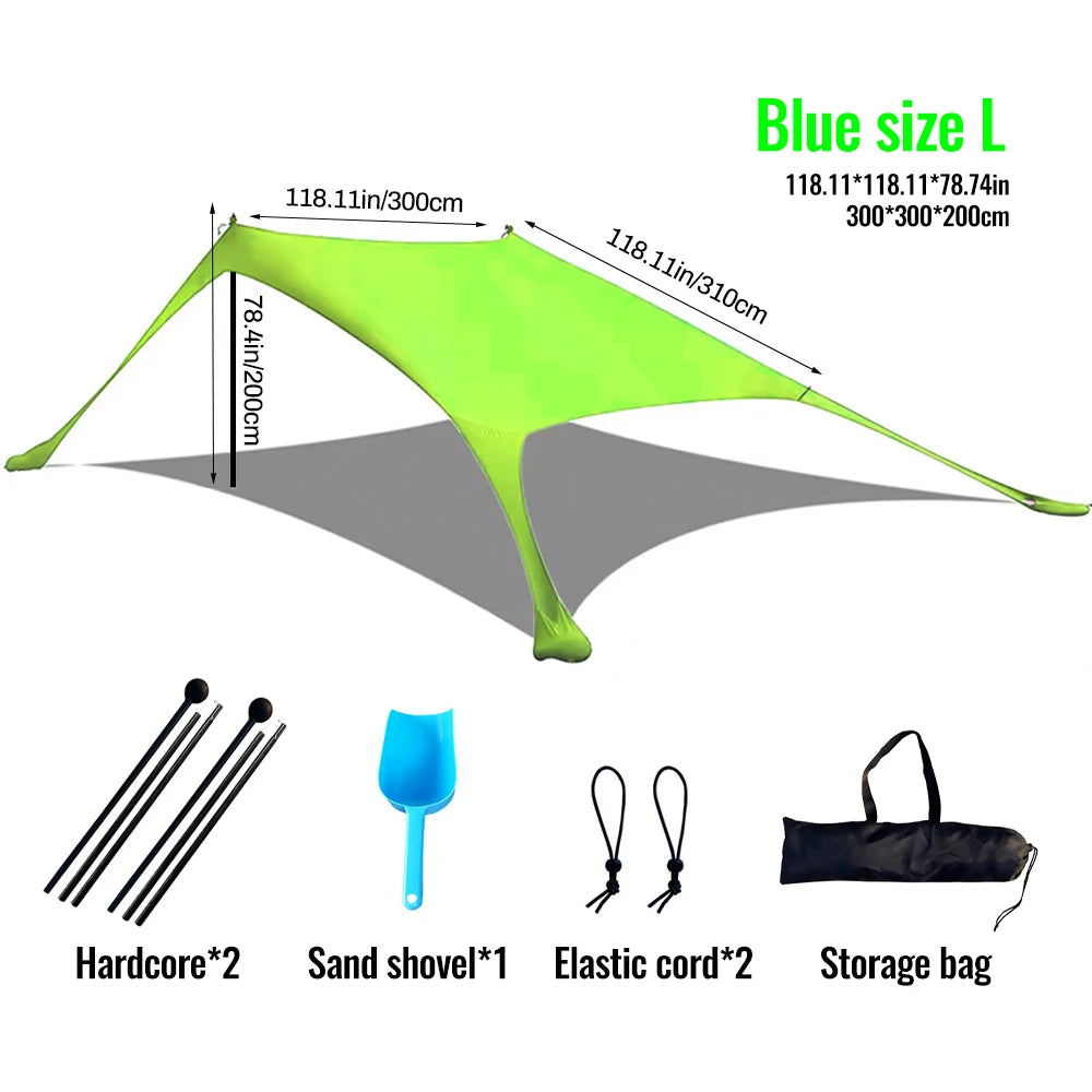 Lycra Beach Canopy Tent UV Protection