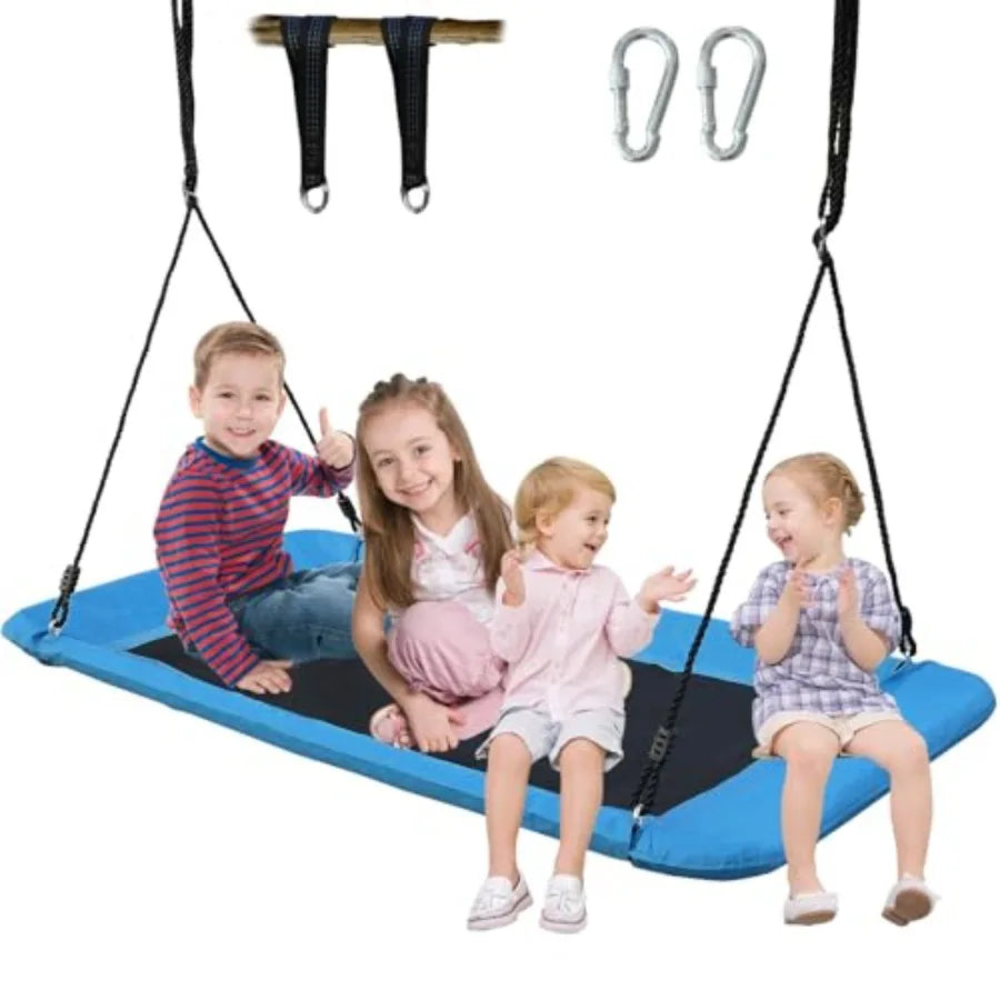 Heavy-Duty Platform Tree Swing — 60" Rectangle, 800 lb Capacity