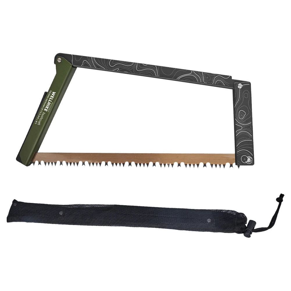 Folding Aluminum Alloy Wood Saw with Storage Bag