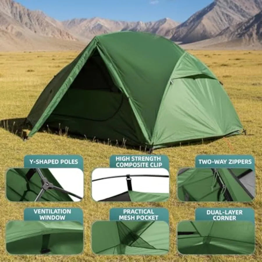 Lightweight Two Person Waterproof Tent