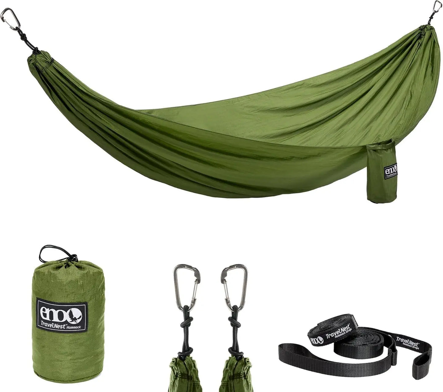 Hammock with Straps- Moss Green