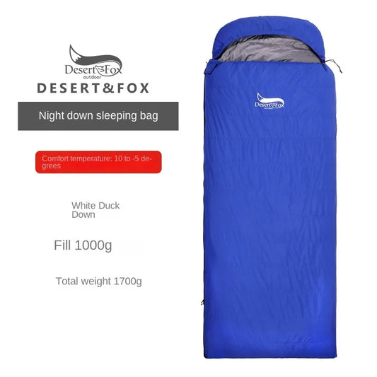 Autumn and Winter Thickened Cold-proof Duck Down Sleeping Bag