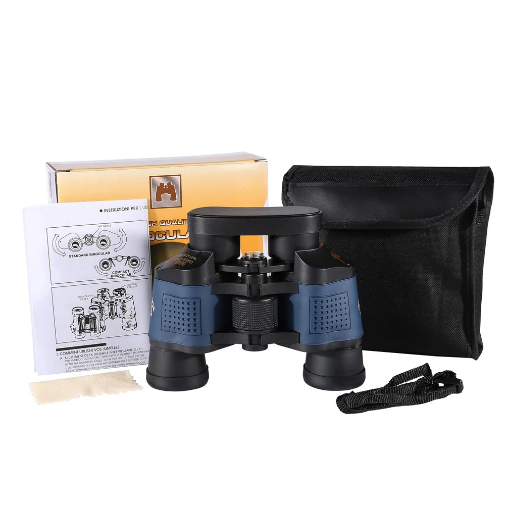 60x60 Binoculars | BAK4 Prism, IPX6 Waterproof, 3000M Range
