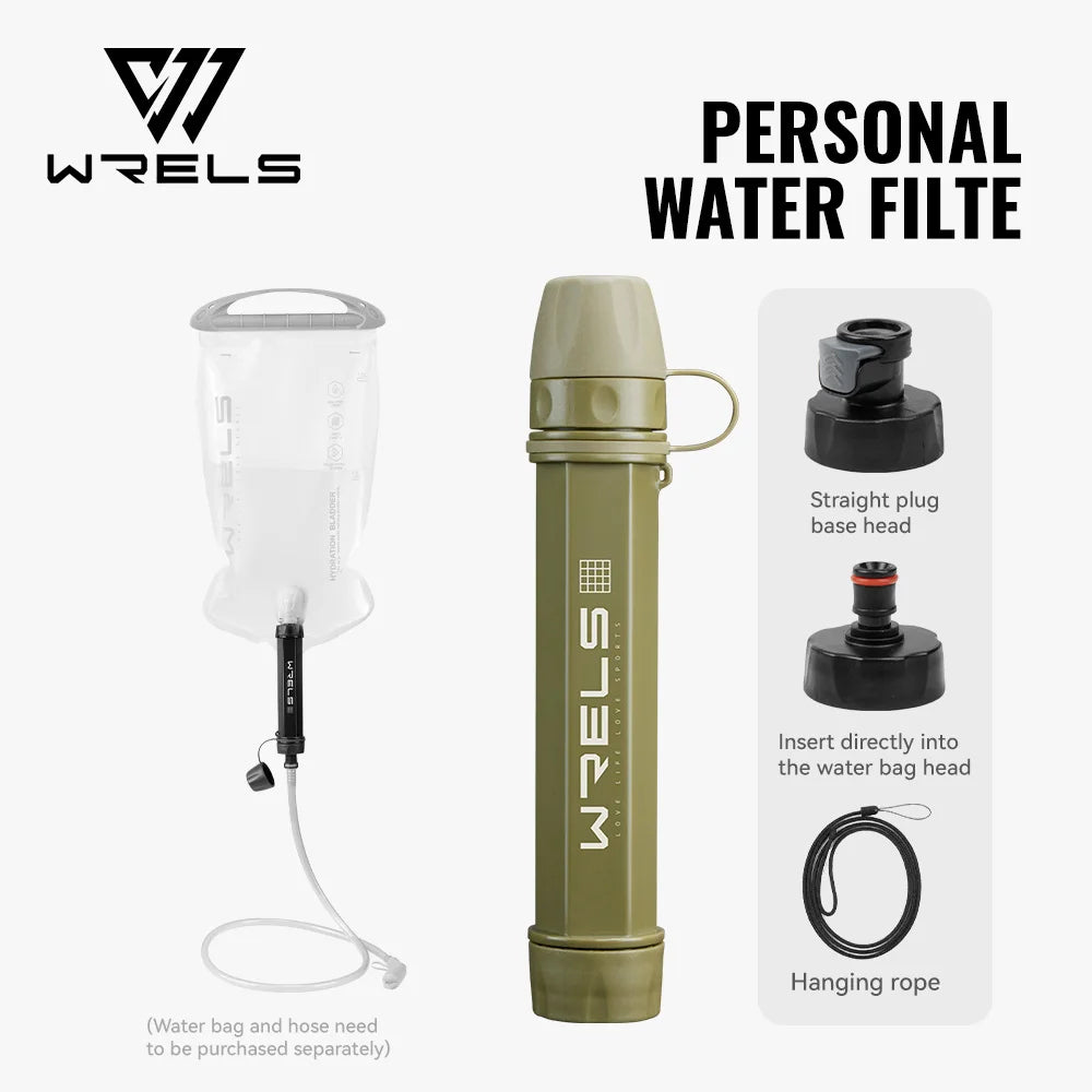 Portable Carbon Fiber Water Purifier – Hiking & Camping Filter