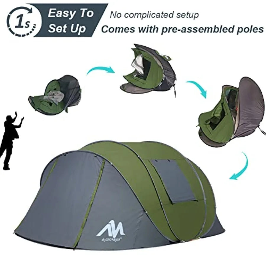 6 Person Easy Pop Up Tent