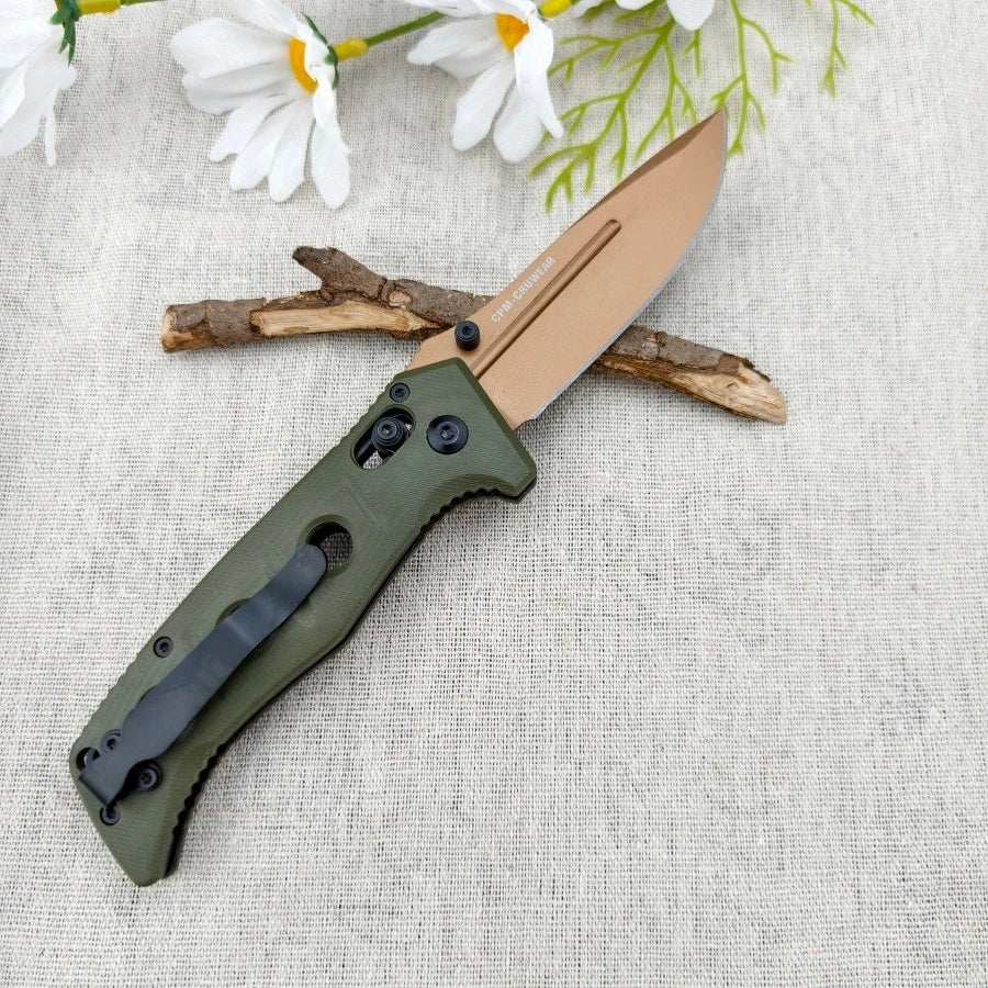 BM 273 Lightweight Folding Knife — D2 Blade, G10 Handle