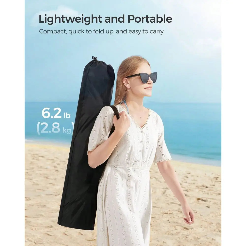Folding Beach Chair With High Backrest
