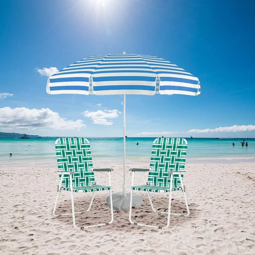 Patio Lawn Mesh Folding Chairs