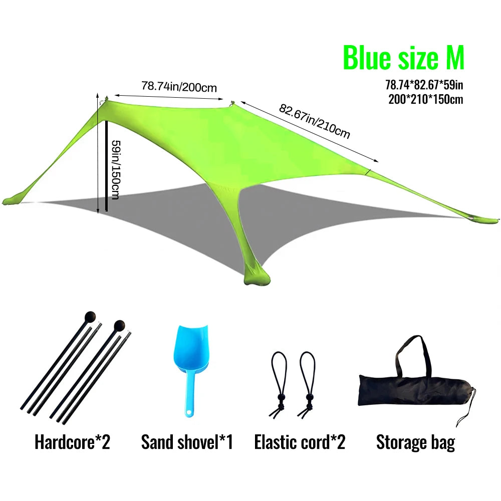 Lycra Beach Canopy Tent UV Protection