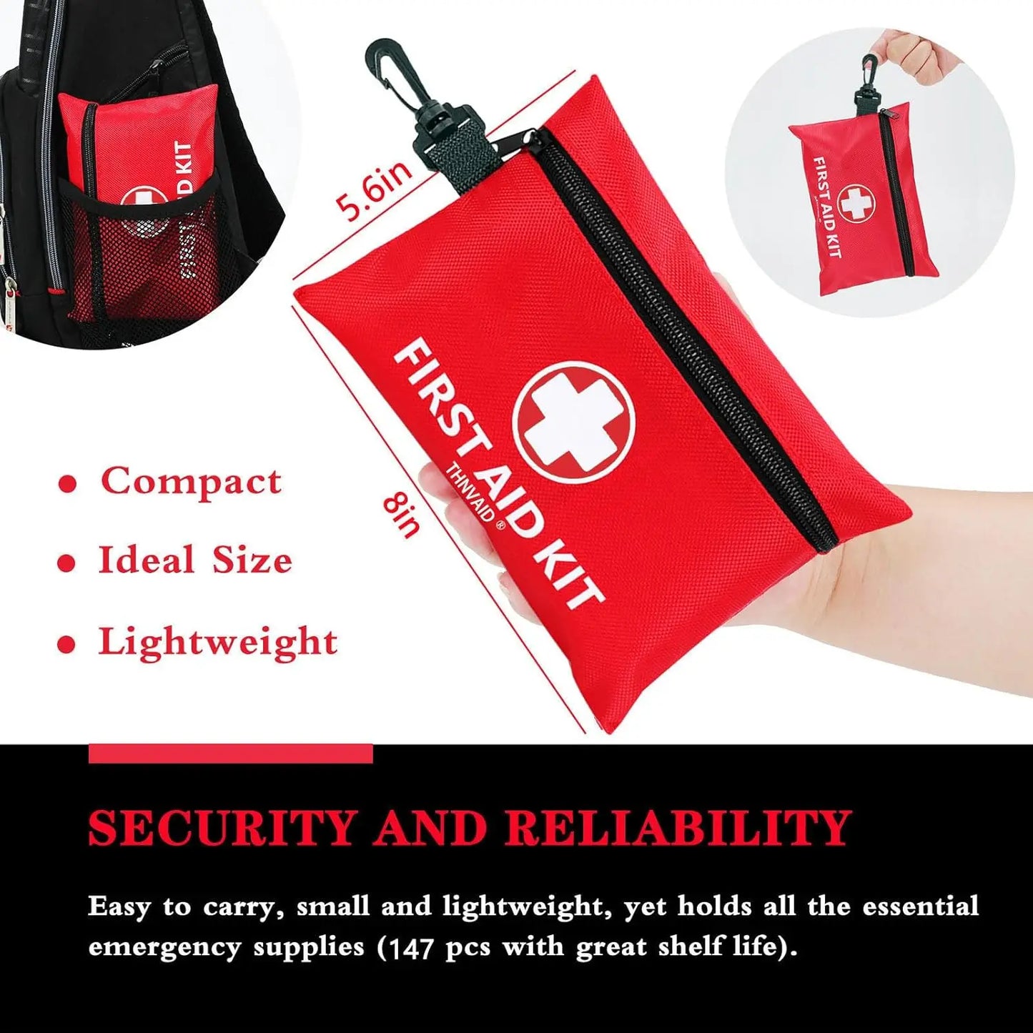 147-Piece Mini First Aid Kit