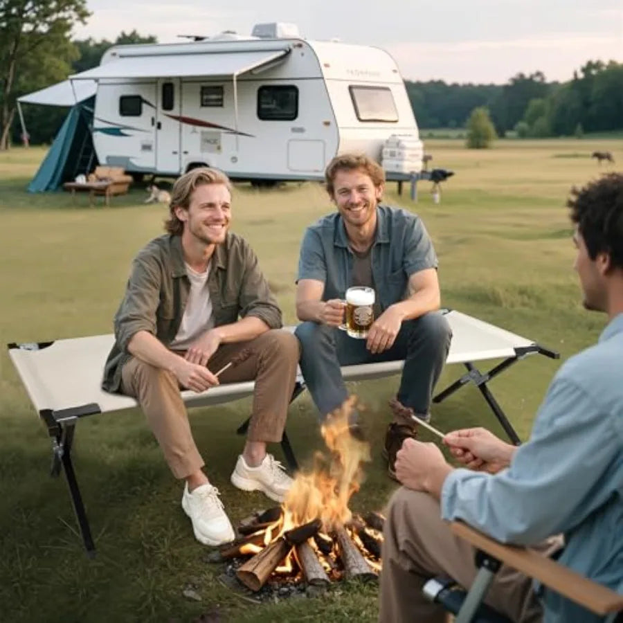 Military Camping Cot:Supports 300 Lbs