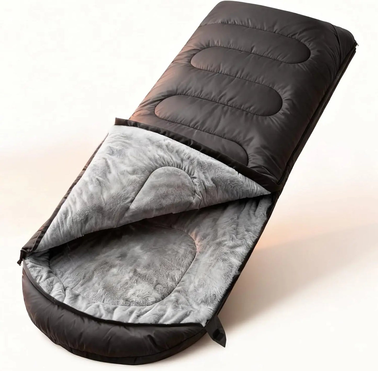 Cold Weather Sleeping Bag for Adults | Fleece-Lined, Waterproof, -10°C to -20°C