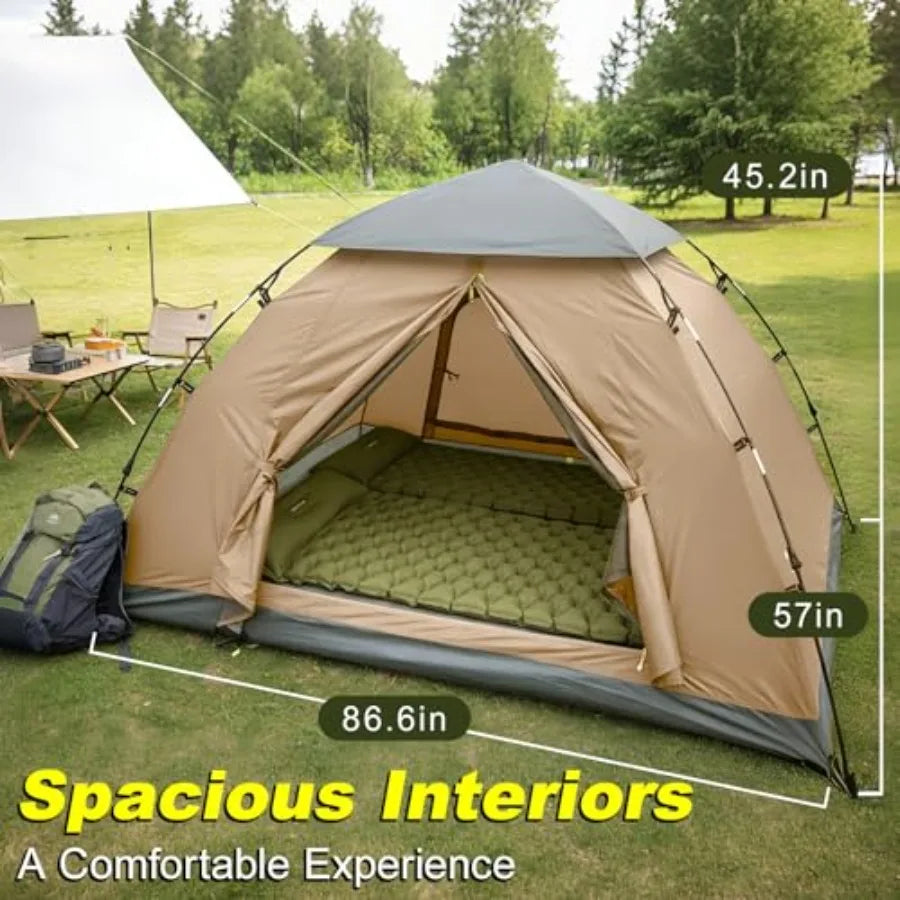 Camping Tent for 1-2 Persons, Lightweight Waterproof with Carry Bag