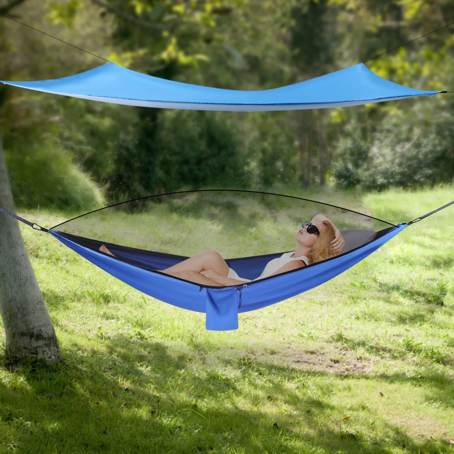 Camping Hammock — 440 lb Load-Bearing Capacity
