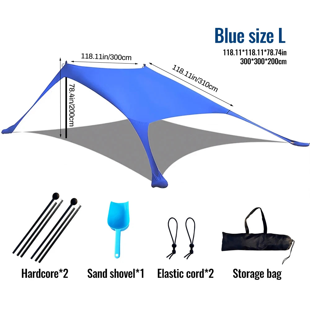 Lycra Beach Canopy Tent UV Protection