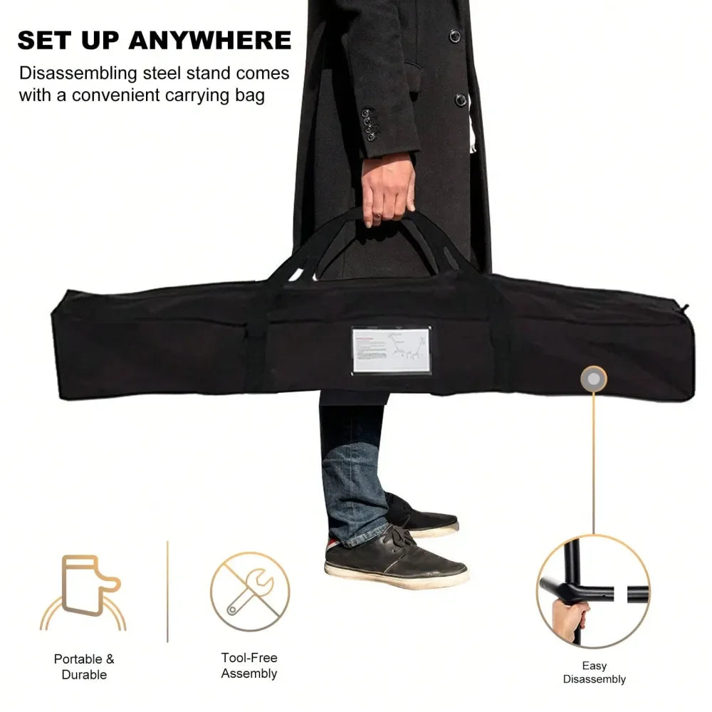 Double Hammock With Stand ,450lb Capacity, Premium Carry Bag Included