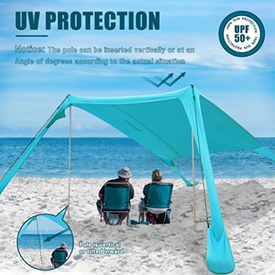 Beach Sun Shelter 7x7FT