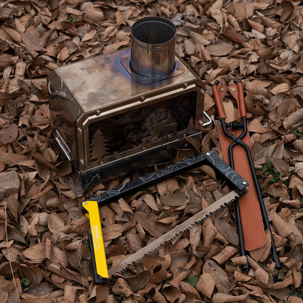 Folding Aluminum Alloy Wood Saw with Storage Bag