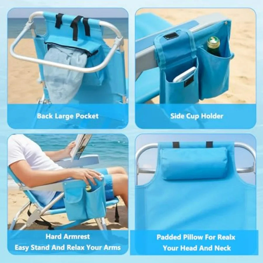 Folding Backpack Beach Chair