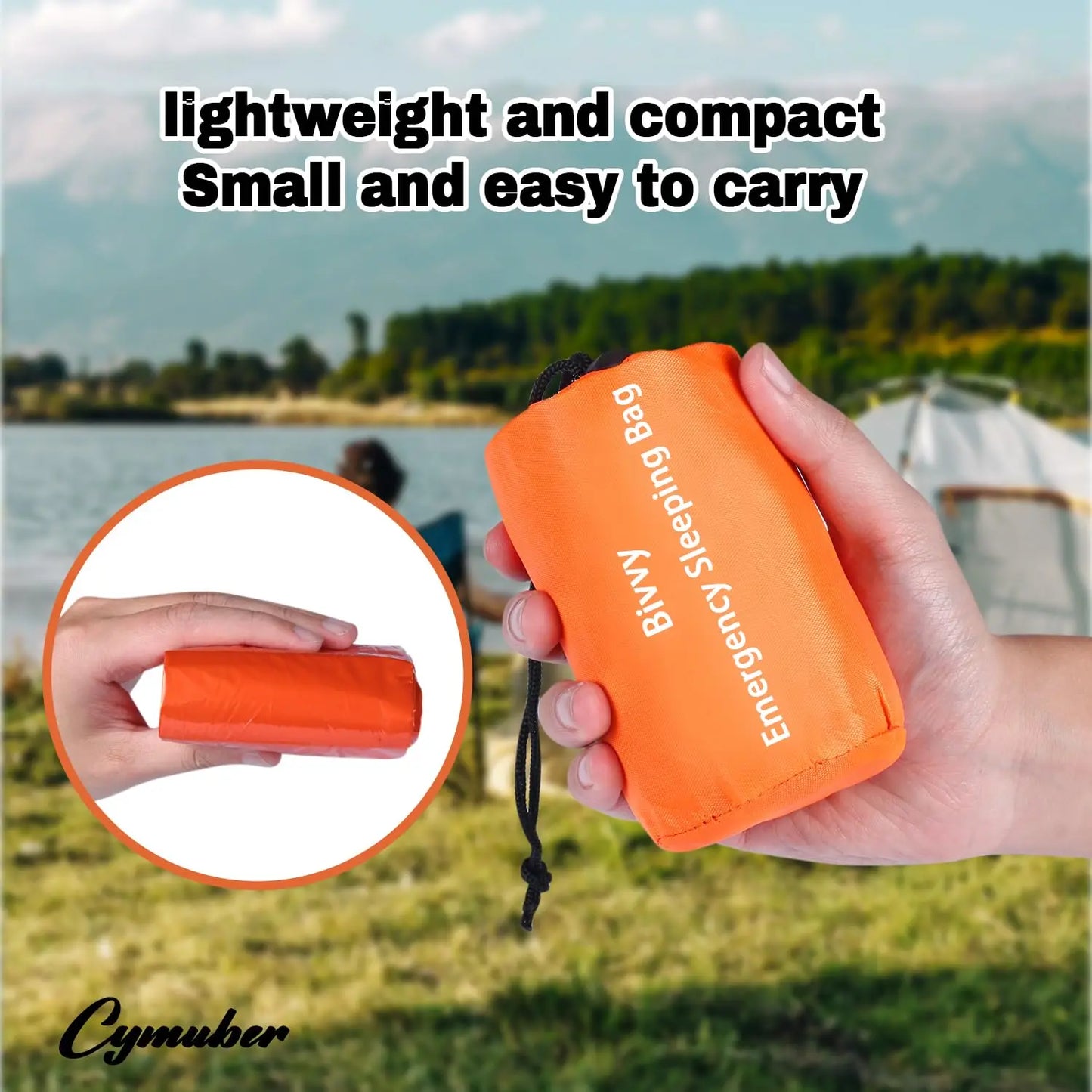 Emergency Sleeping Bag 2-Pack | Survival Shelter | Lightweight Thermal Bag for Camping & Hiking