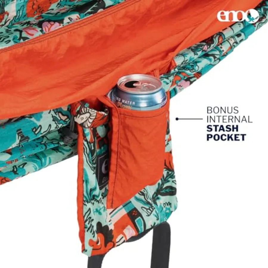 Camping Hammock for 1-2 persons, lightweight, ultra-portable