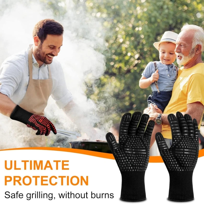 1472℉ Heat Resistant Grilling Gloves