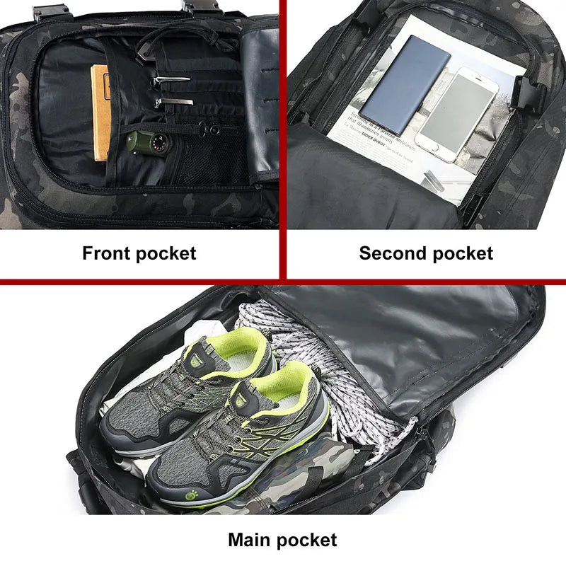 Extra Large 60L Travel Tactical Backpack