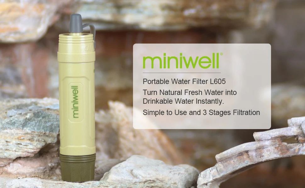 Survival Water Filter Straw for Emergency