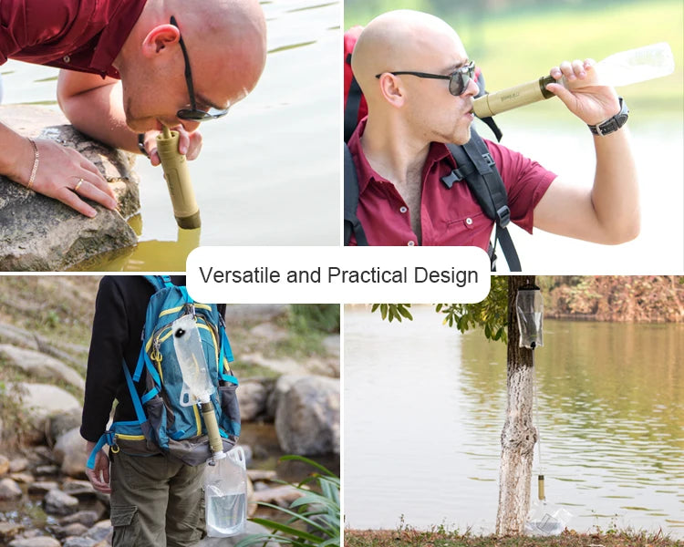 Portable Survival Outdoor Water Filter Straw