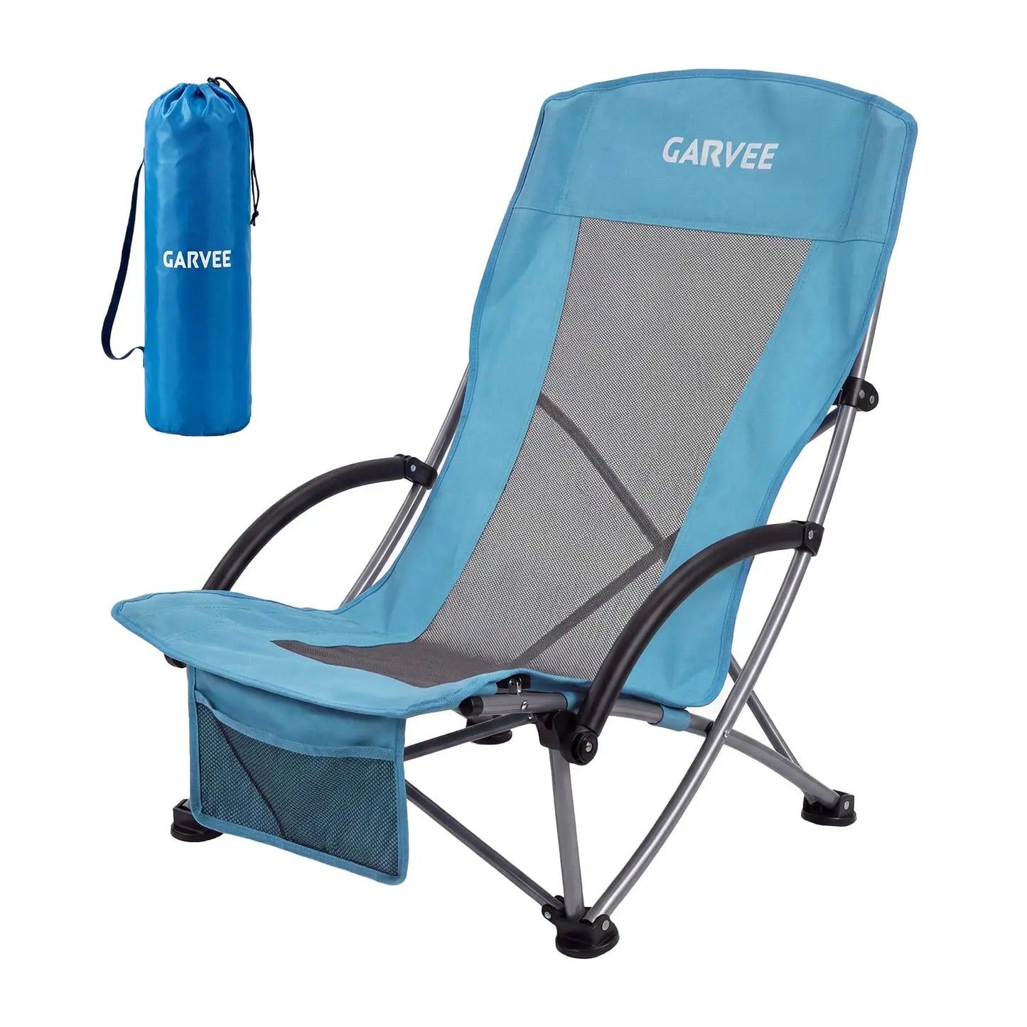 Beach Chair, Extra Wide Seat, Carry Bag