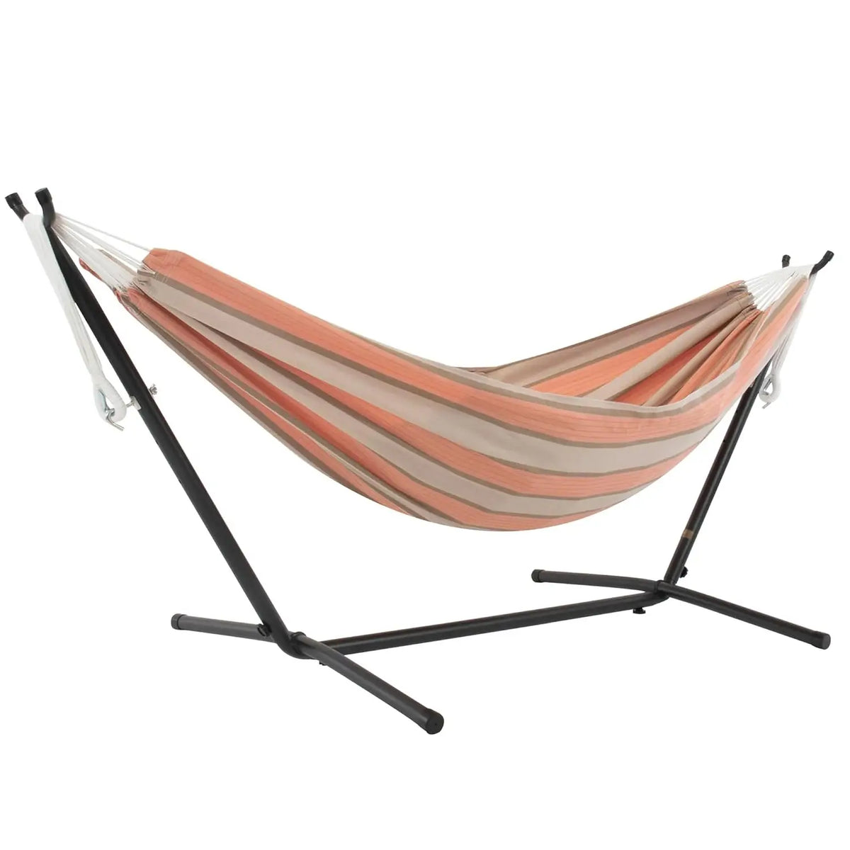 Double Sunbrella Hammock with Steel Stand – 450 lb Capacity, 6 Colors