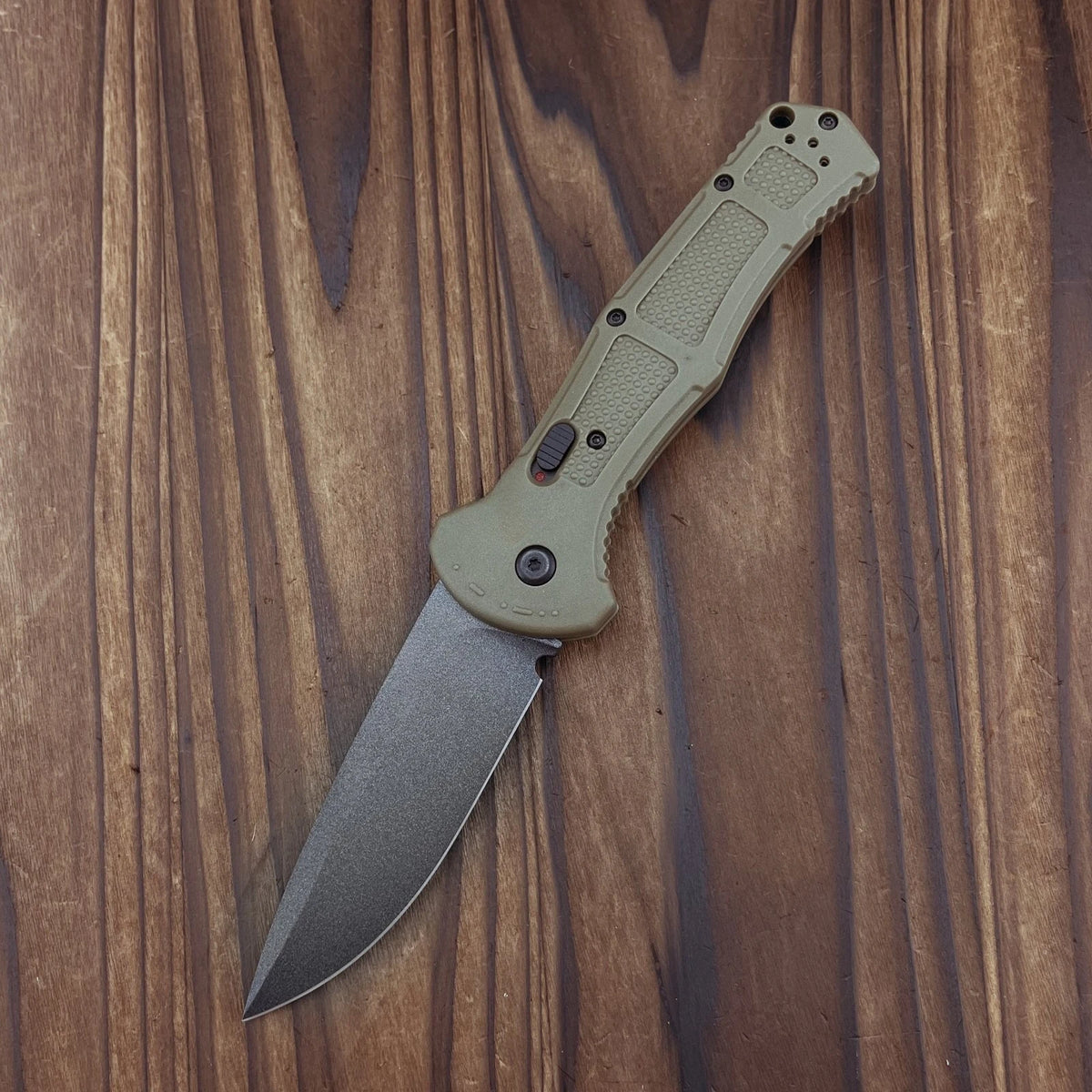 9070 Jungle Folding Pocket Knife — D2 Blade, Nylon Fiber Handle, EDC