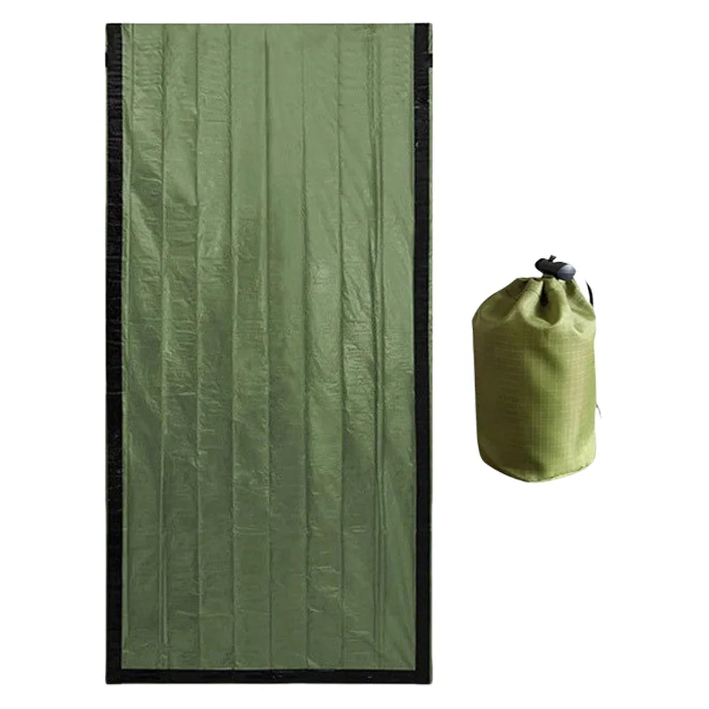 Emergency Sleeping Bag Survival Sleeping Bag Portable Thermal Sleeping Bag Survival Gear for Camping Hiking Outdoor Adventure
