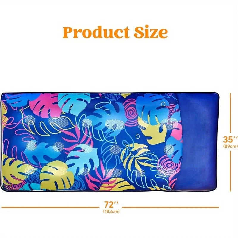 Fabric Covered Inflatable Mat Lounger
