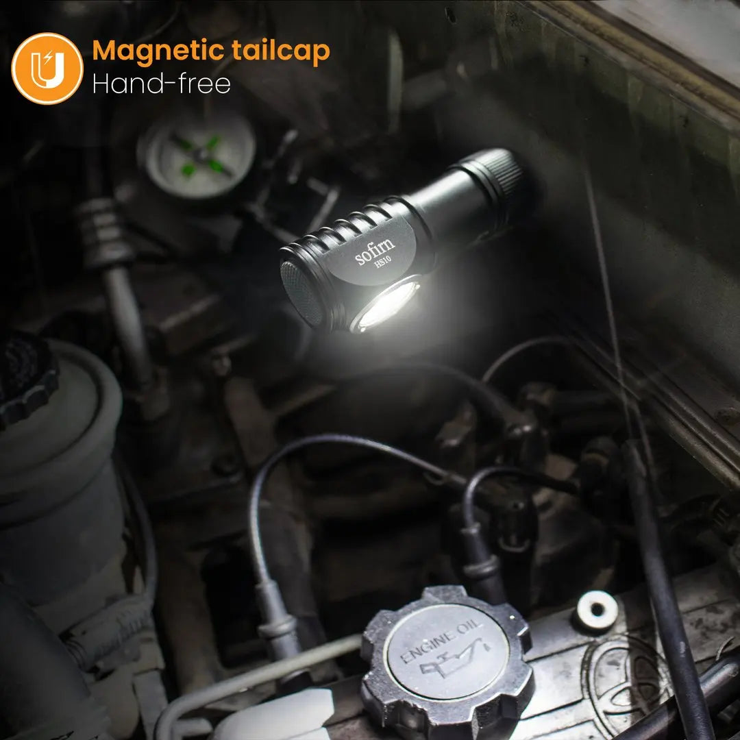 Sofirn HS10 USB-C Rechargeable Headlamp | 1100LM | 90 CRI | Magnetic Tail | EDC