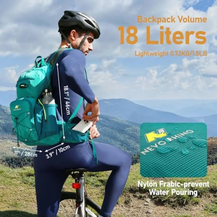 18L Backpack with 3L Water Bladder