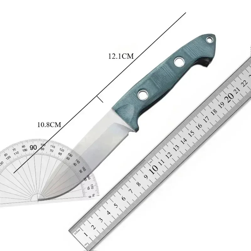 BM 162 Fixed Blade Knife — S30V Steel, G10 Handle, Cowhide Sheath