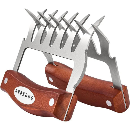 Stainless Steel Meat Shredder Claws | BBQ Pulled Pork & Carving Claws